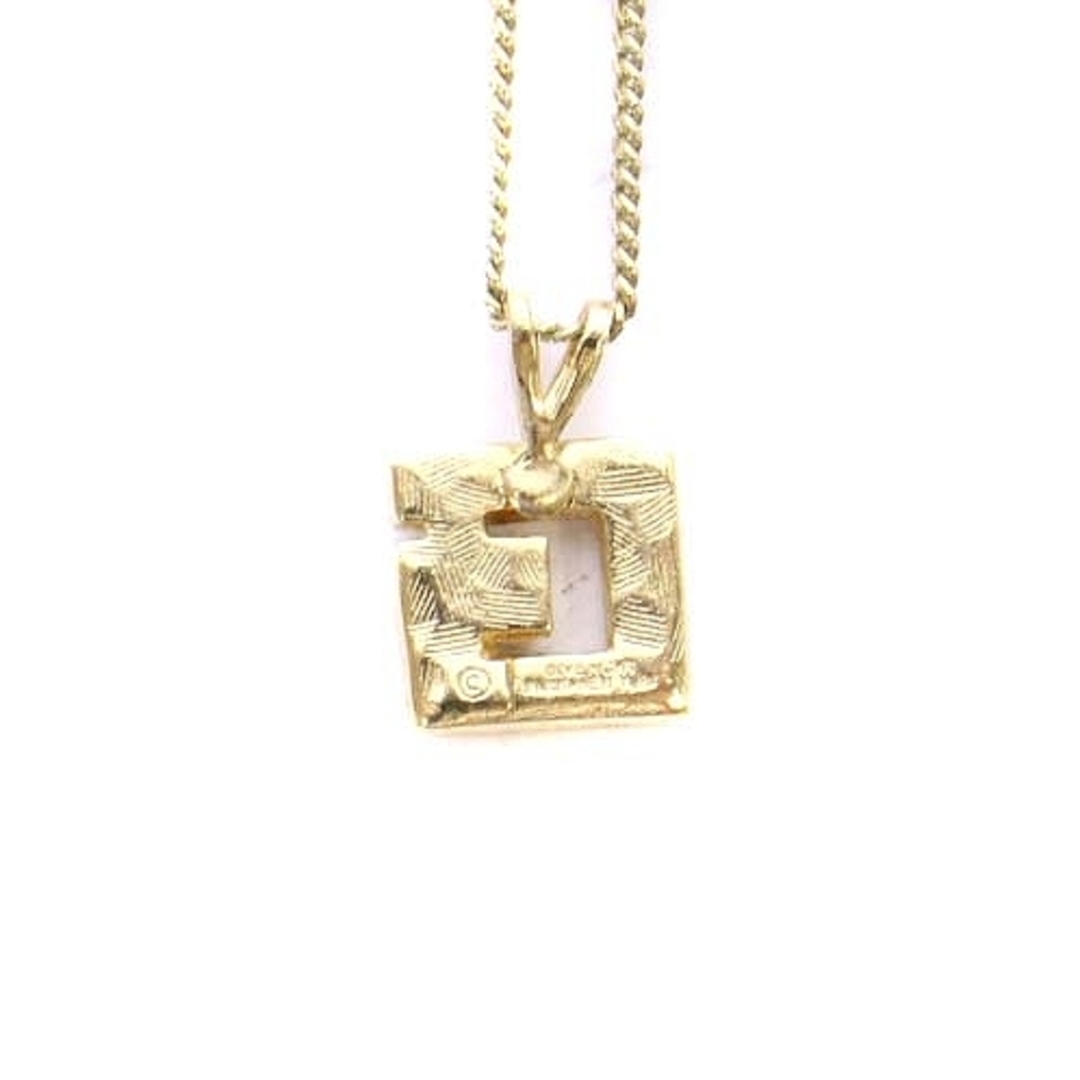 GIVENCHY(ジバンシィ)のジバンシィ GIVENCHY ネックレス ペンダント Gロゴ ゴールド色 レディースのアクセサリー(ネックレス)の商品写真