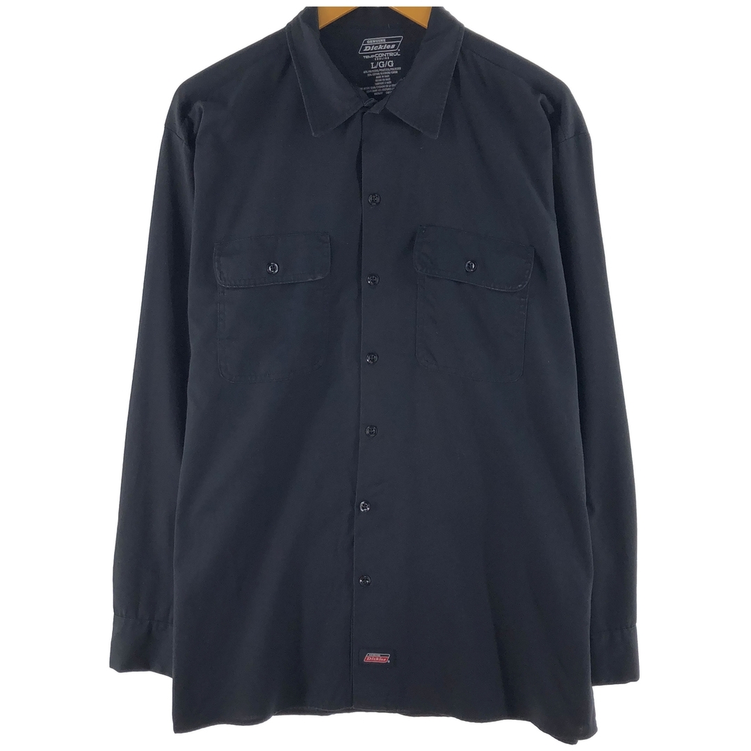 Dickies(ディッキーズ)の古着 ディッキーズ Dickies 長袖 ワークシャツ メンズXL /eaa368178 メンズのトップス(シャツ)の商品写真