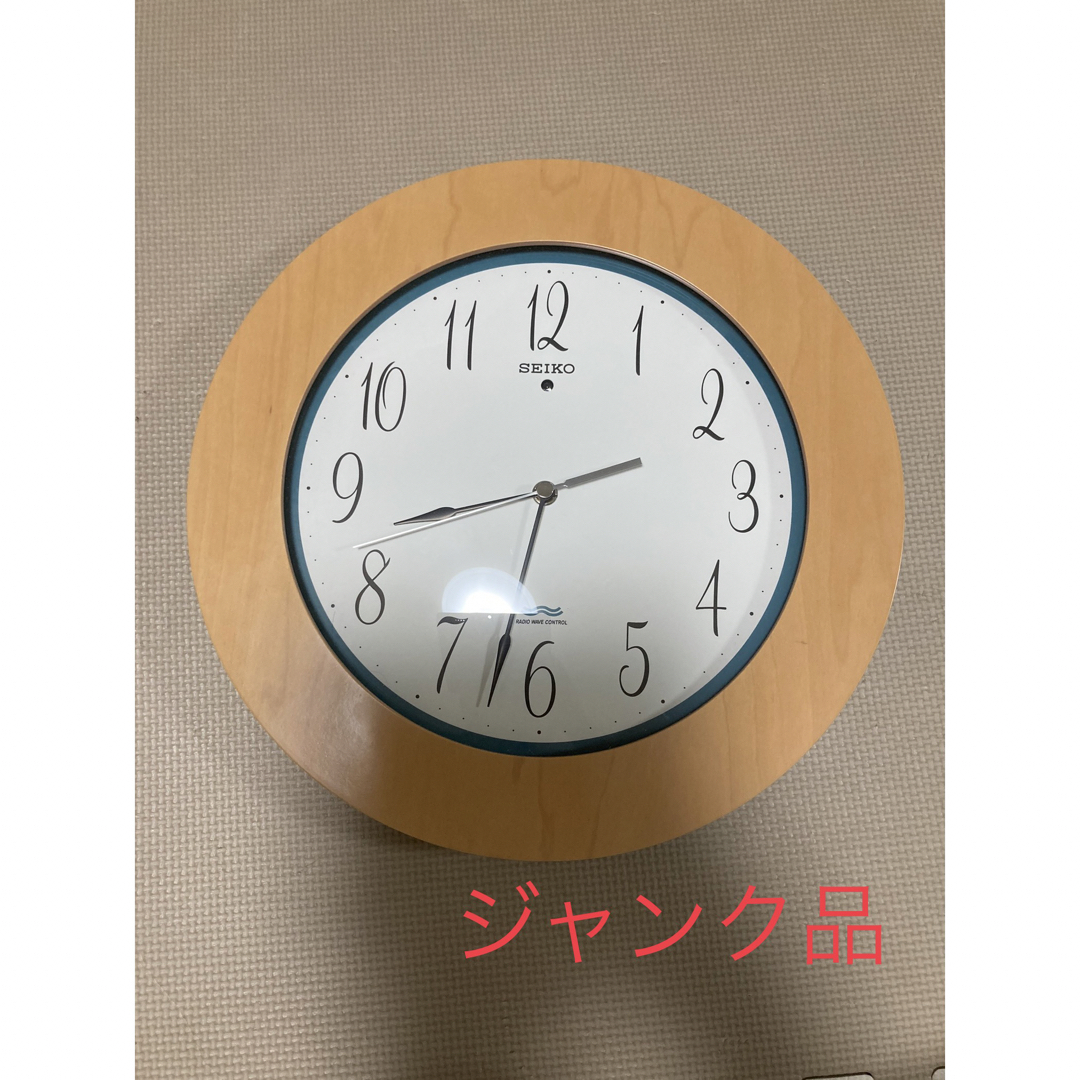 SEIKO(セイコー)のSEIKO（セイコー）掛け時計　電波時計　ジャンク品 インテリア/住まい/日用品のインテリア小物(掛時計/柱時計)の商品写真