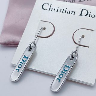 Christian Dior アクセサリー ピアス ロゴピアス シルバーカラー