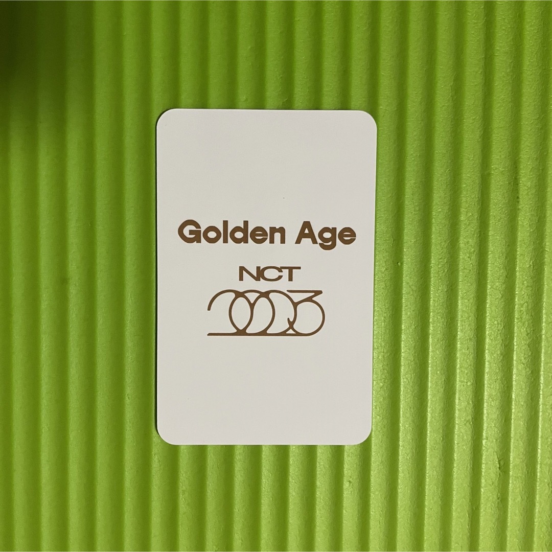 NCT(エヌシーティー)のNCT ジェノ Golden Age 会場限定 トレカ エンタメ/ホビーのCD(K-POP/アジア)の商品写真