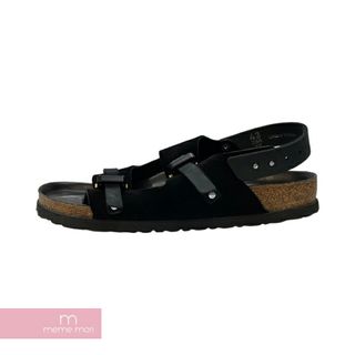 サンダルDior×BIRKENSTOCK 2022AW MILANO Sandal 3SA117ZSG ディオール×ビルケンシュトック ミラノ サンダル レザー切替 バックル ブラック サイズ43(28cm)【230919】【-B】【me04】