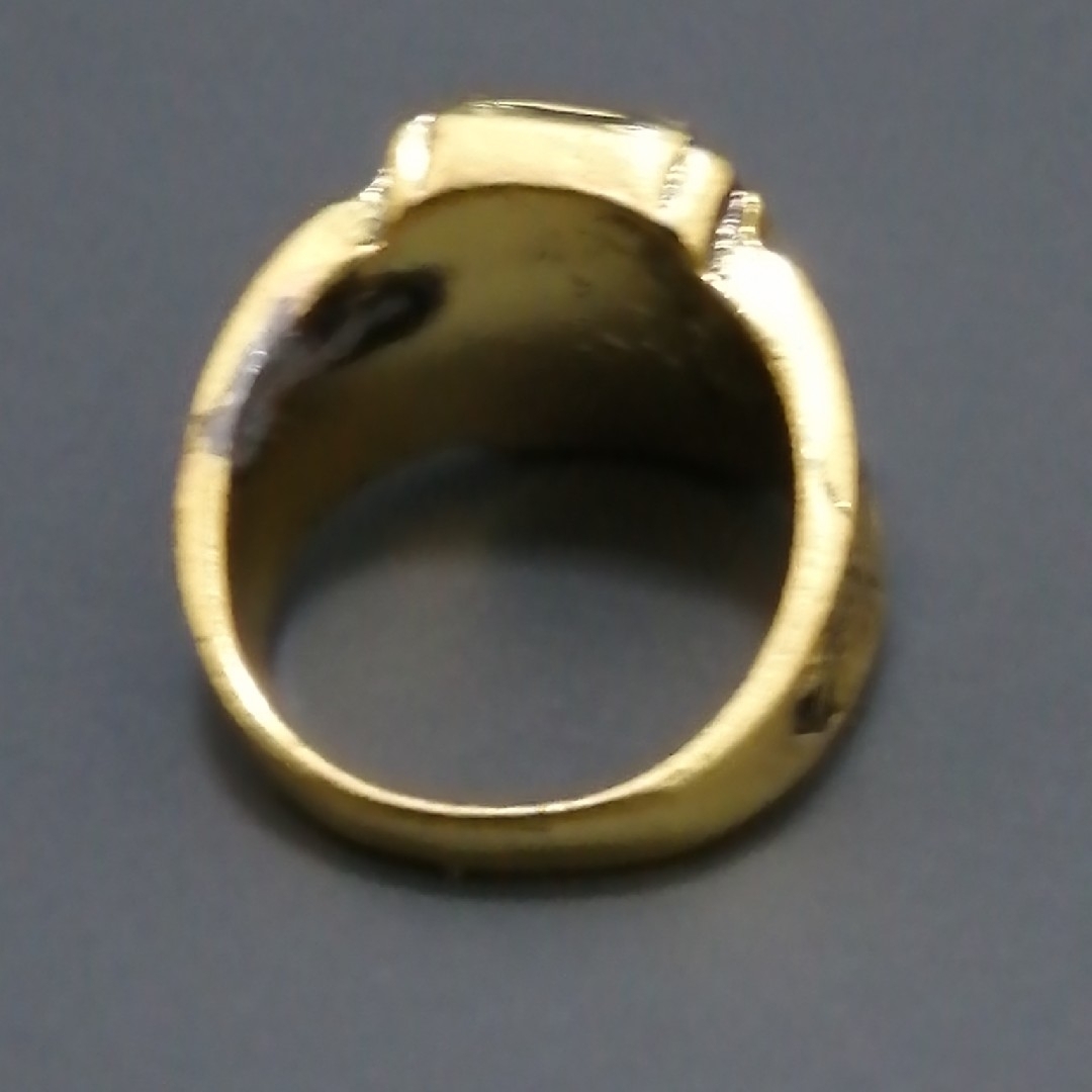 【SALE】リング メンズ アクセサリー おしゃれ グリーン 指輪 18号 メンズのアクセサリー(リング(指輪))の商品写真