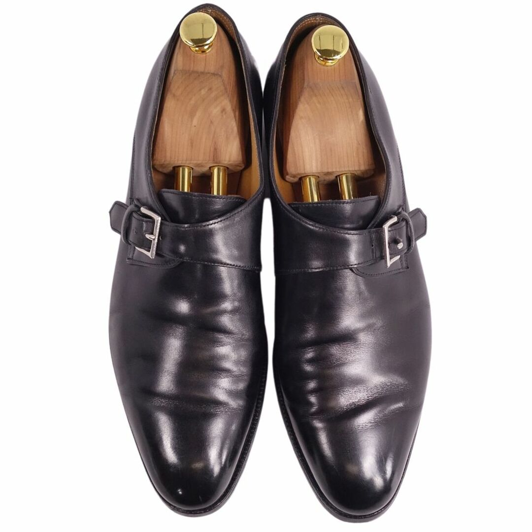 ジョンロブ JOHN LOBB レザーシューズ REDMIRE レドマイヤー モンクストラップ カーフレザー 革靴 シューズ メンズ 9(27.5cｍ相当) ブラック