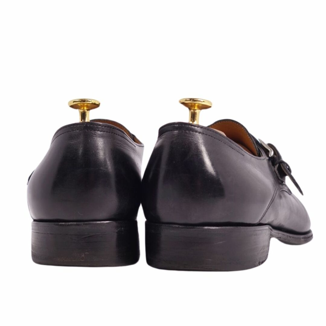 JOHN LOBB(ジョンロブ)のジョンロブ JOHN LOBB レザーシューズ REDMIRE レドマイヤー モンクストラップ カーフレザー 革靴 シューズ メンズ 9(27.5cｍ相当) ブラック メンズの靴/シューズ(ドレス/ビジネス)の商品写真