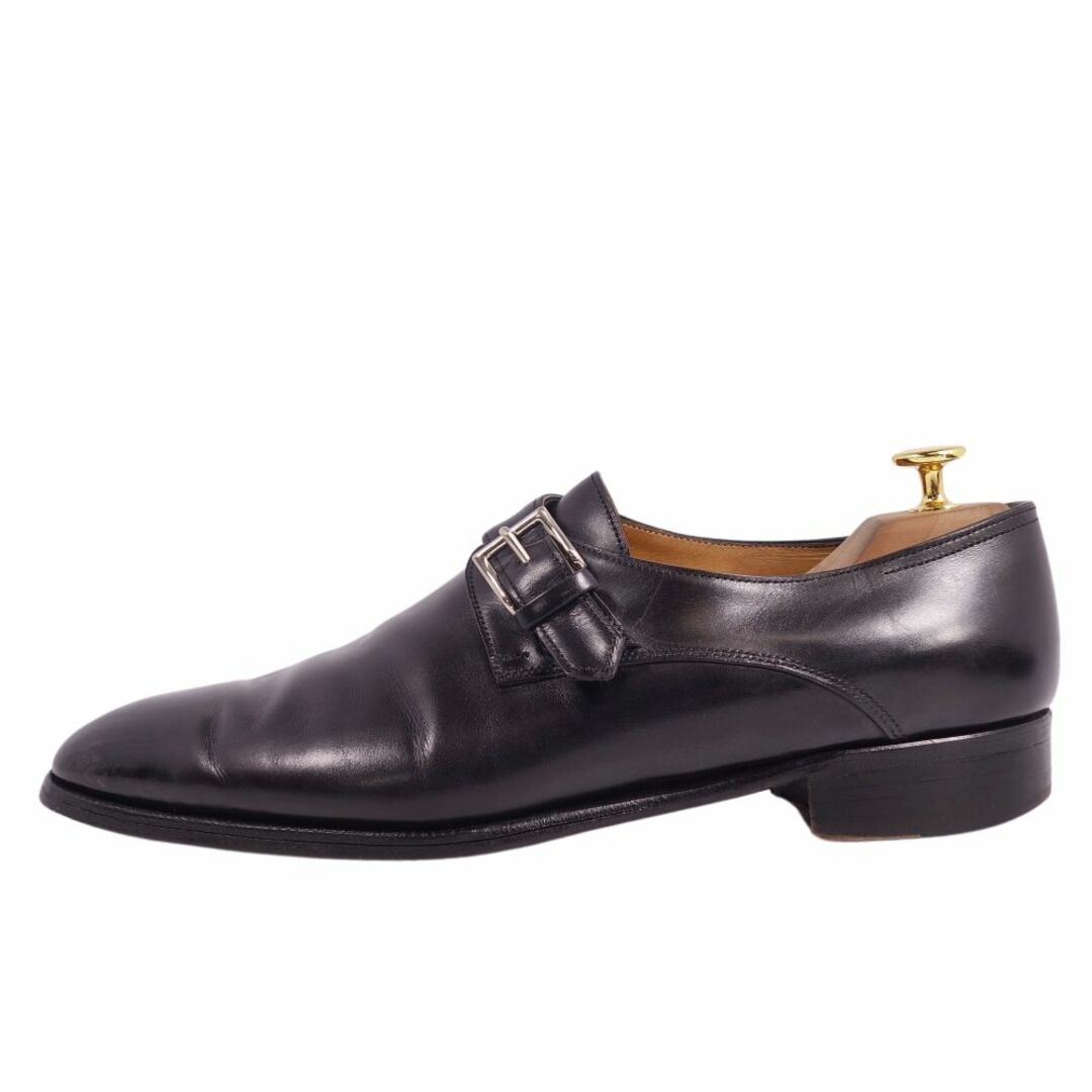 ジョンロブ JOHN LOBB レザーシューズ REDMIRE レドマイヤー モンクストラップ カーフレザー 革靴 シューズ メンズ 9(27.5cｍ相当) ブラック