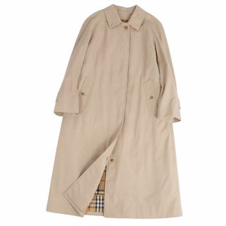 バーバリー(BURBERRY)の極美品 Vintage バーバリー Burberrys コート ライナー付き ステンカラーコート バルマカーンコート コットン アウター レディース 11AB2(L相当) ベージュ(その他)