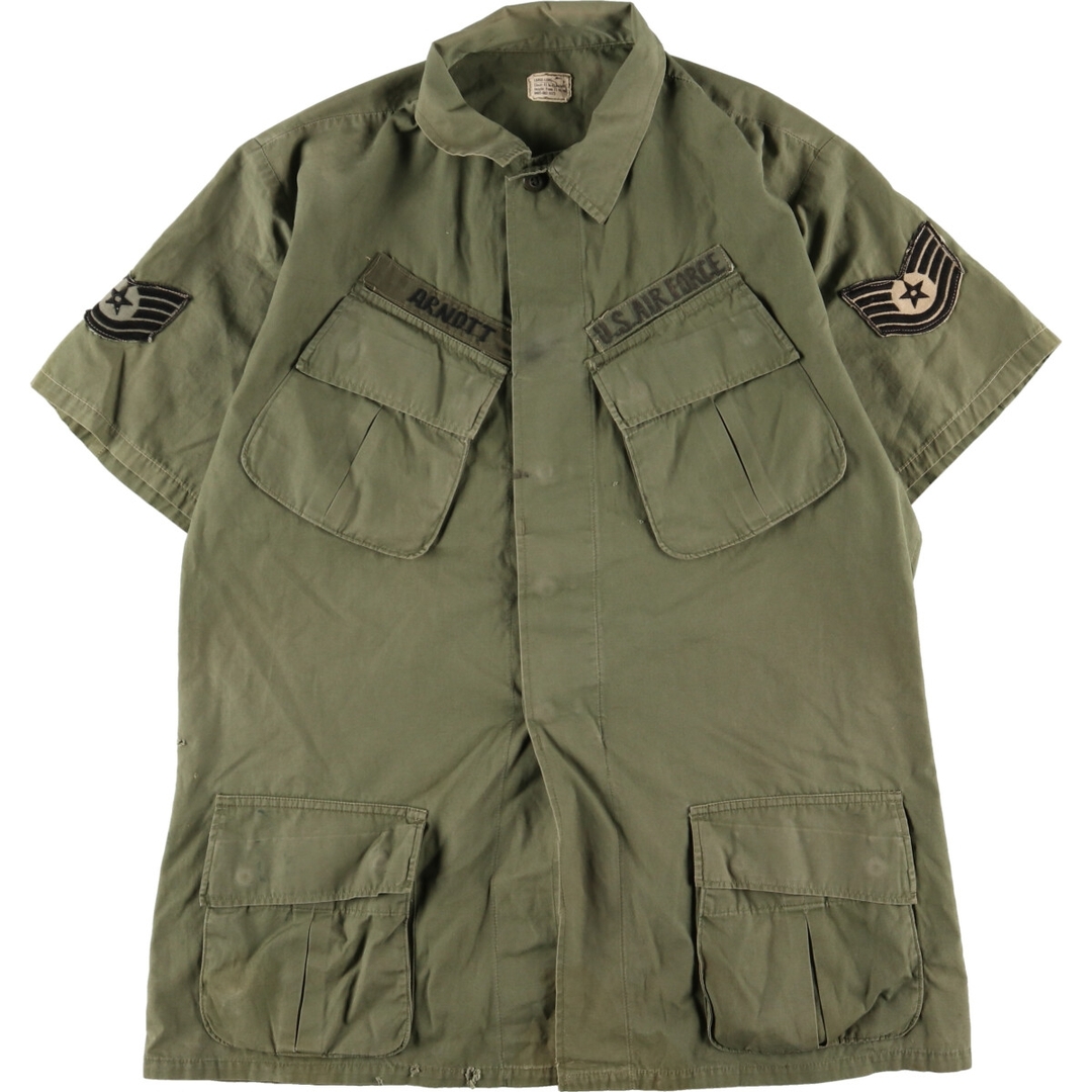 69年納品 米軍実品 半袖 ジャングルファティーグジャケット 4th