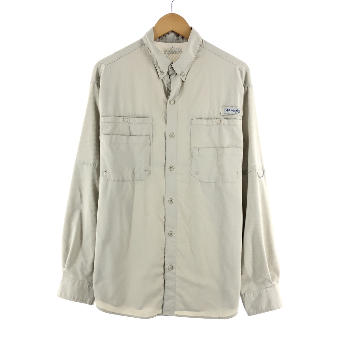 古着 コロンビア Columbia PFG ボタンダウン 長袖 フィッシングシャツ メンズL /eaa374239 | フリマアプリ ラクマ