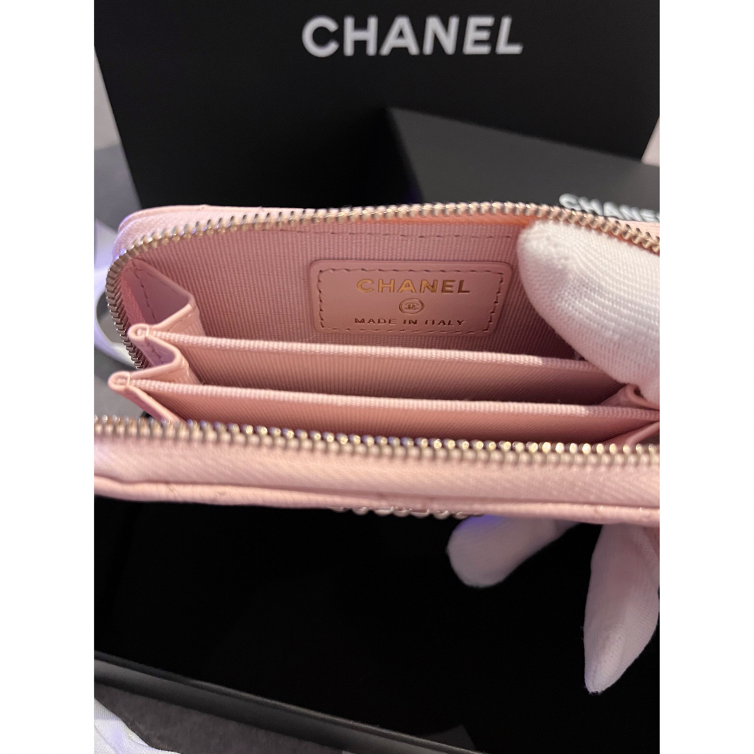 CHANEL コインケース　2023AW ピンク