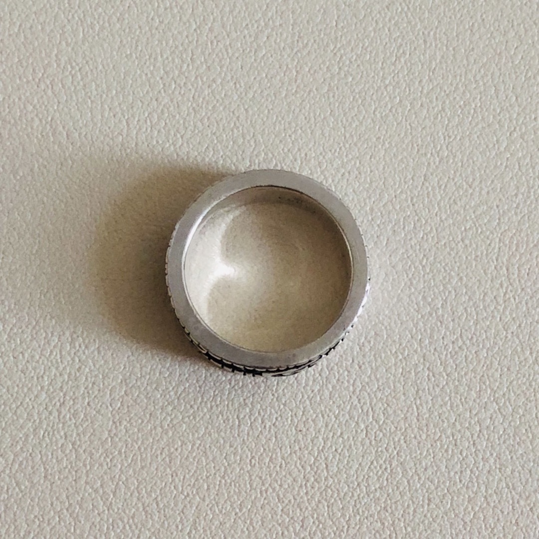 Gucci(グッチ)のGUCCI ダブルG シルバー リング　18号 メンズのアクセサリー(リング(指輪))の商品写真