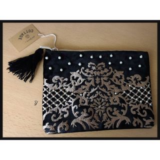 タグ付き新品☆職人手仕事シーグラスバッグ