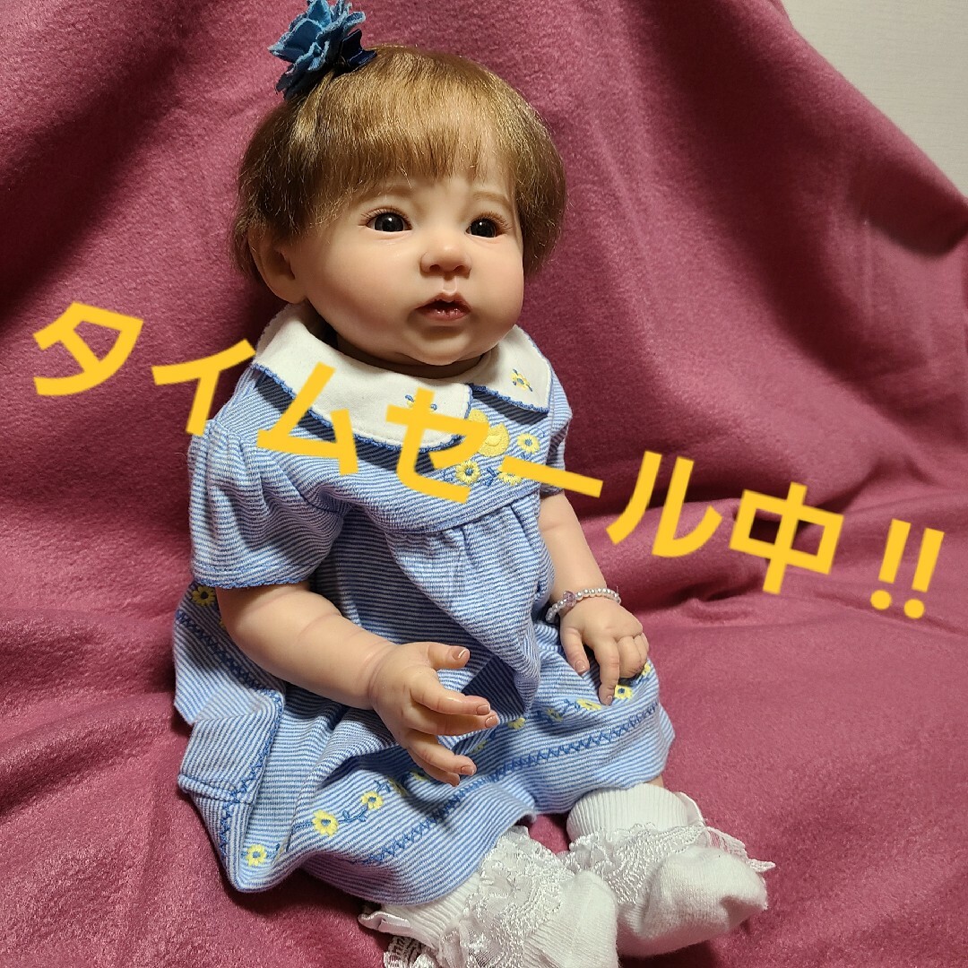 ♥️天使のリボーンドール  レイヴンちゃん♥️ ハンドメイドのぬいぐるみ/人形(人形)の商品写真