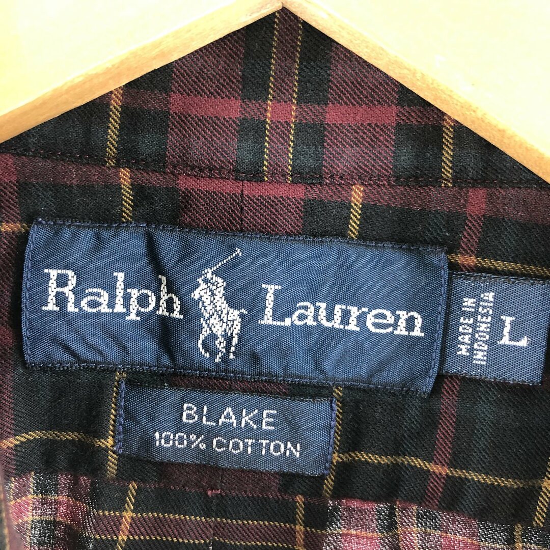 Ralph Lauren - 古着 ラルフローレン Ralph Lauren BLAKE 長袖 ボタン