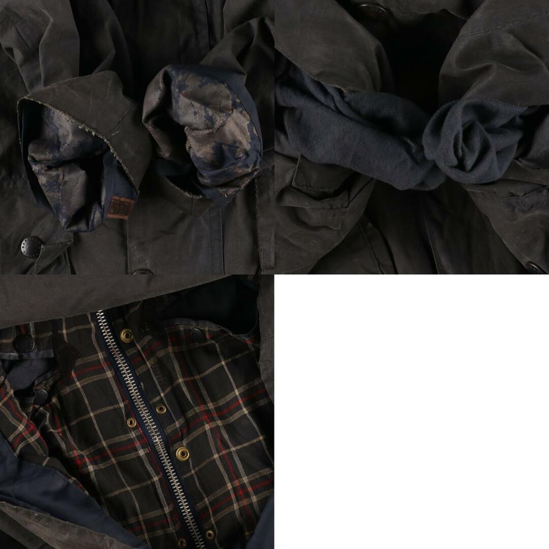 Barbour(バーブァー)の古着 80年代 バブアー Barbour BORDER ボーダー 旧3ワラント ワックスコットン オイルドジャケット 英国製 C38 メンズM ヴィンテージ /eaa343680 メンズのジャケット/アウター(その他)の商品写真