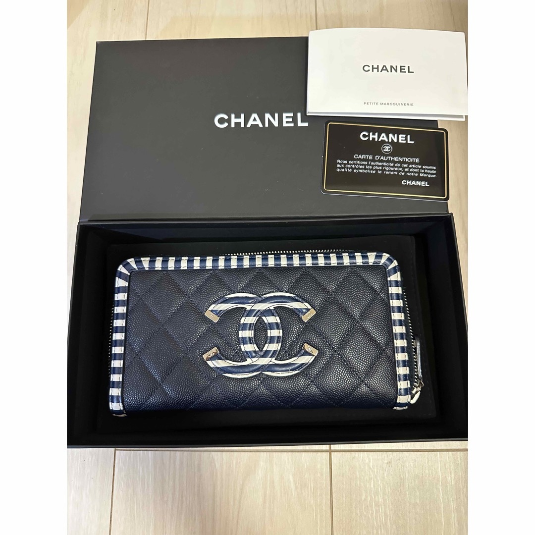 正規品　美品　CHANEL ウォレット　本革　長財布　コインケース　カードケースファッション小物