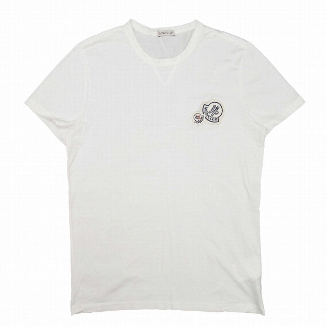 MONCLER - 18ss モンクレール デカロゴ ワッペン Tシャツ 半袖 クルー 