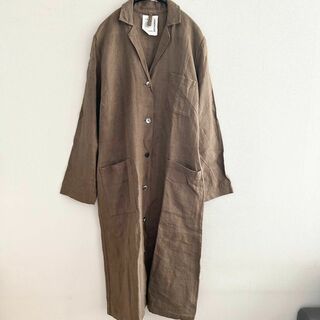 OXYMORON オクシモロン コックコート リネン ロング 日本製