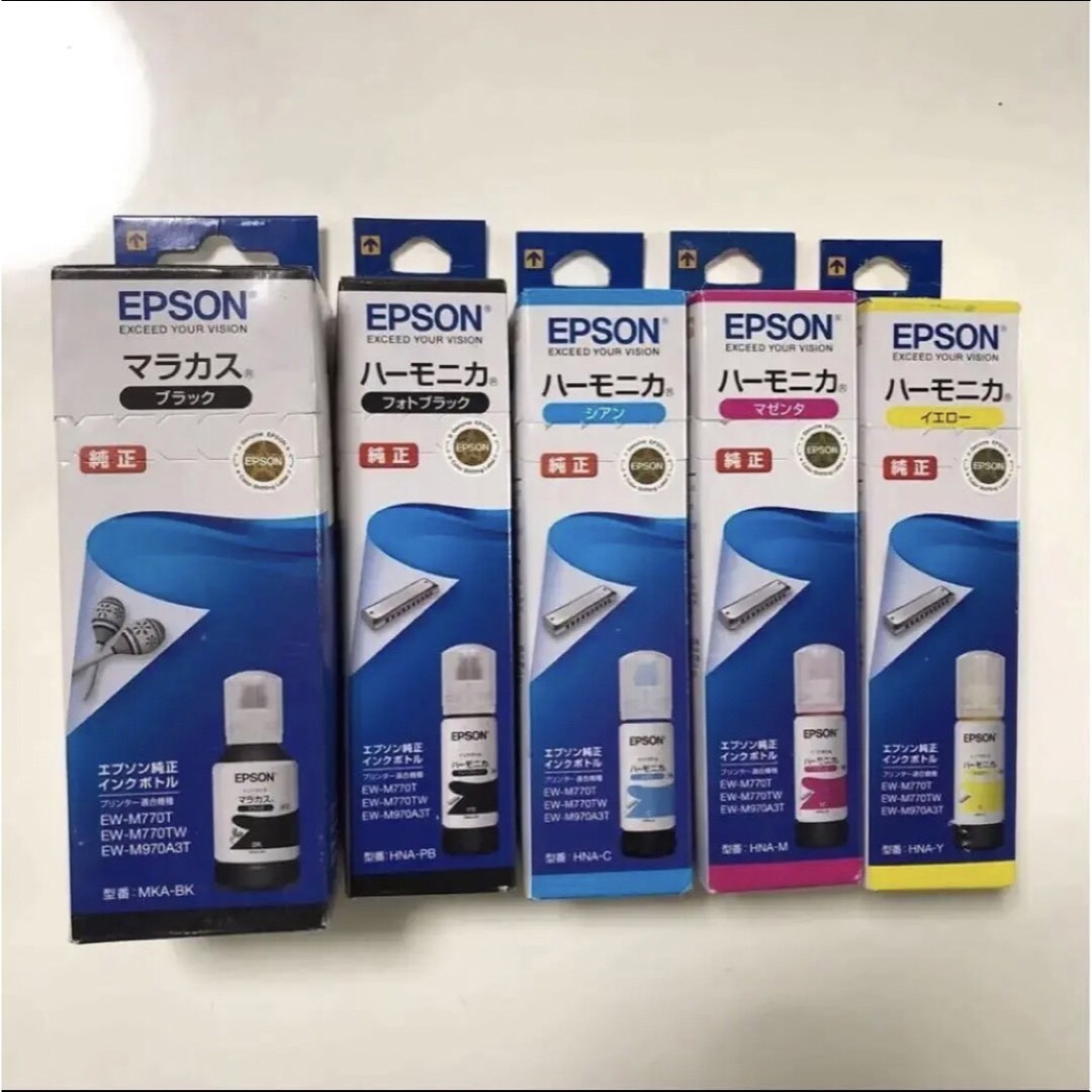 EPSON IC6CL80L エプソン　純正インク  5本　新品