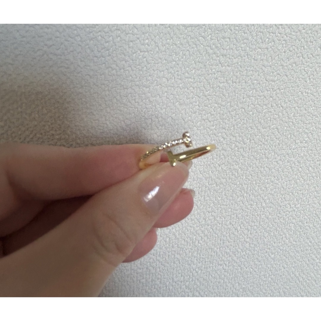 ゴールドキラキラ指輪 レディースのアクセサリー(リング(指輪))の商品写真