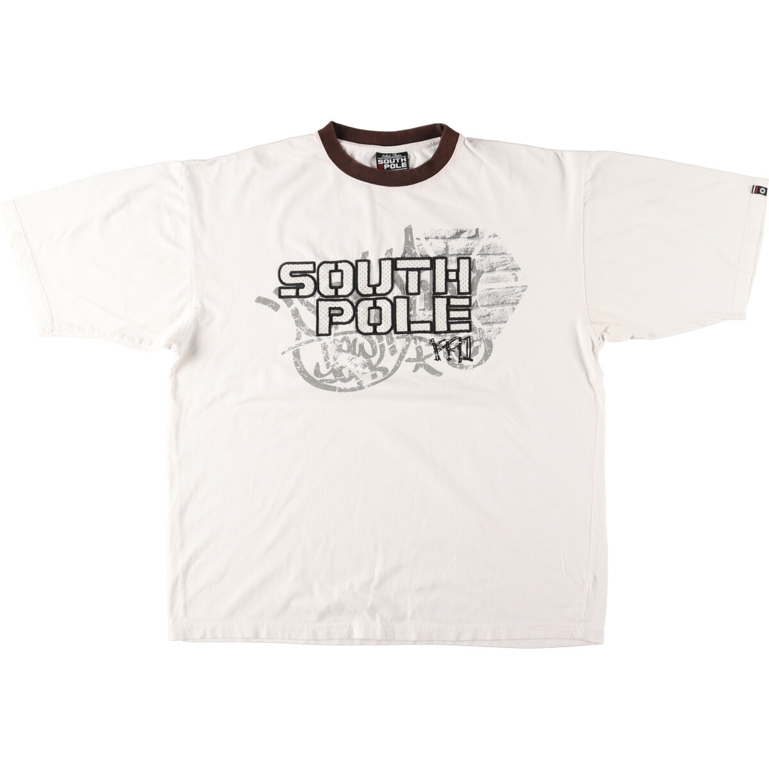 90年代 サウスポール SOUTH POLE 半袖 ロゴTシャツ メンズXXL ヴィンテージ /eaa370978