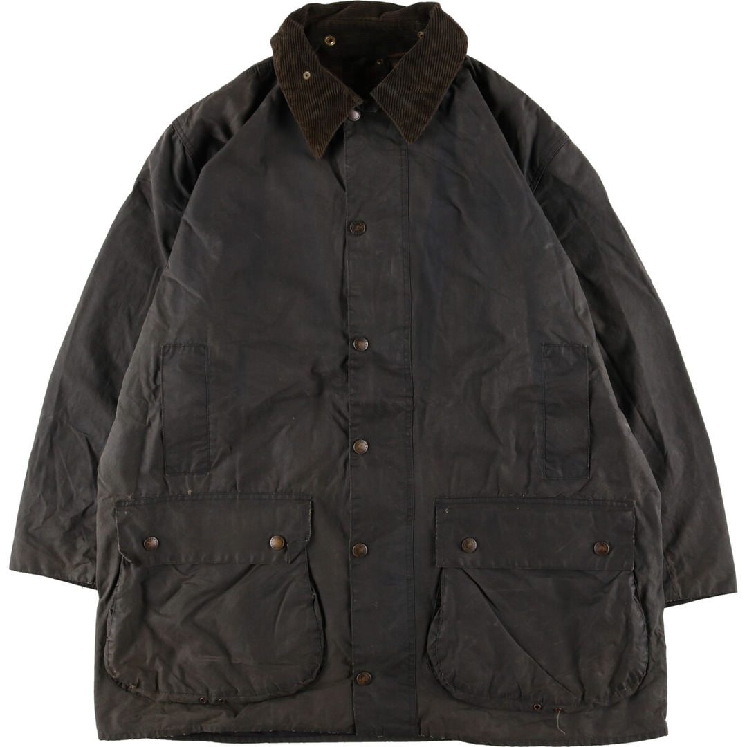 Barbour(バーブァー)の古着 90年代 バブアー Barbour BORDER ボーダー 旧3ワラント ワックスコットン オイルドジャケット 英国製 C46 メンズXL ヴィンテージ /eaa343647 メンズのジャケット/アウター(その他)の商品写真