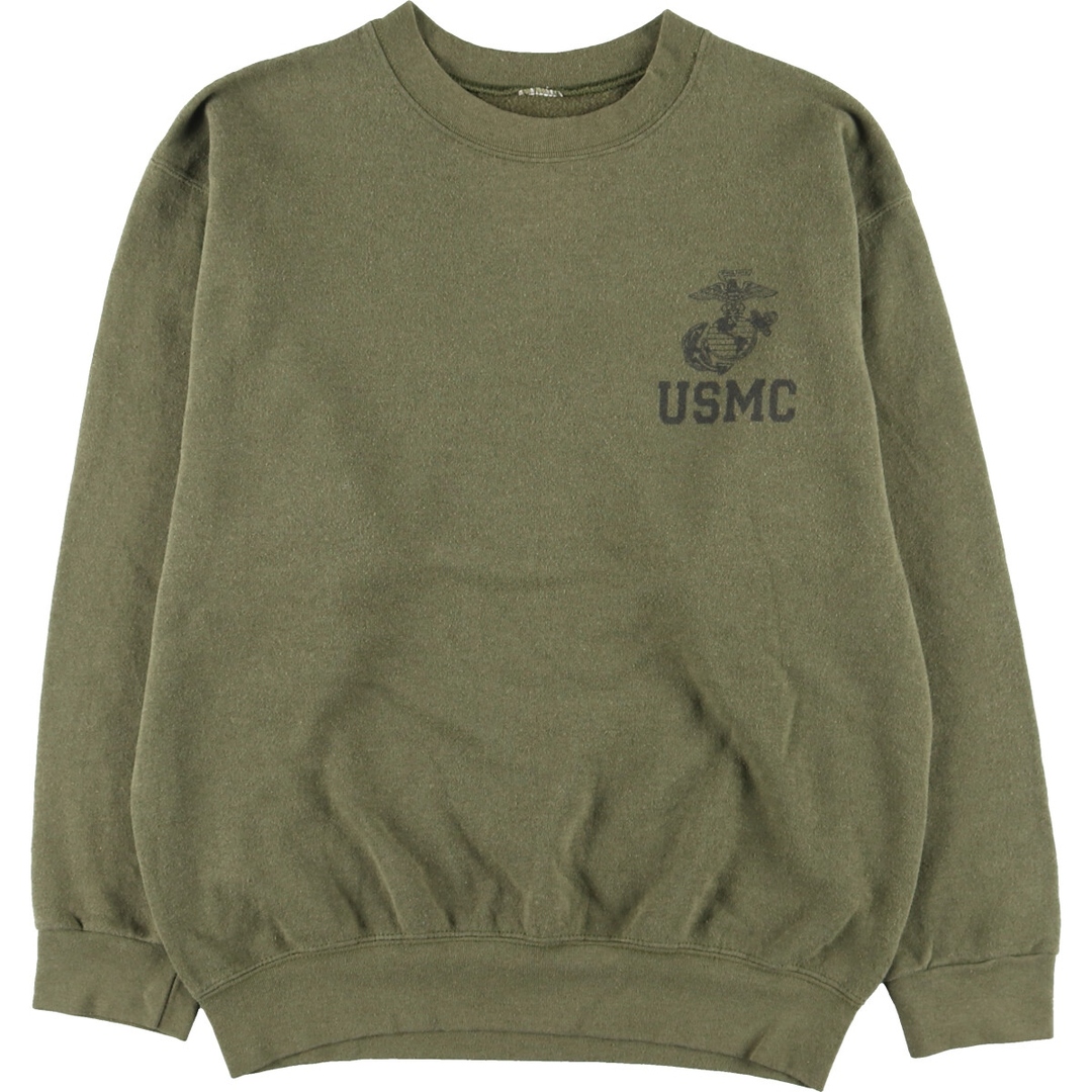 USMC プリントスウェットシャツ トレーナー メンズL /eaa370497