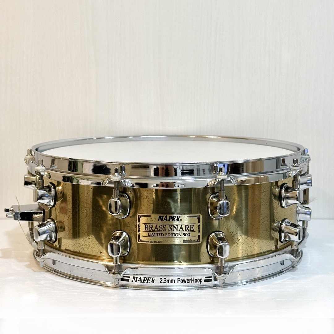 MAPEX スネアドラム Brass Limited 14×5.5 ブラススネア楽譜