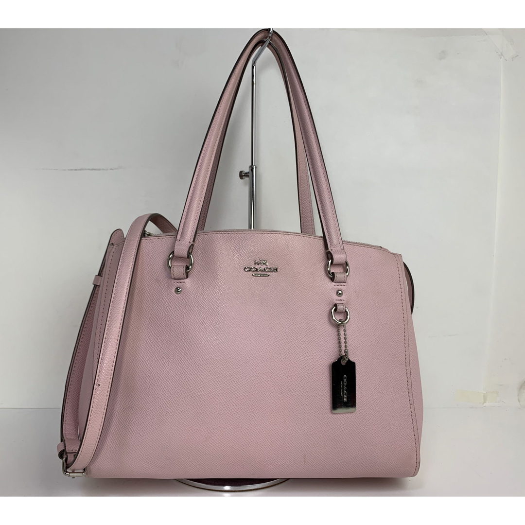 美品☆ コーチ COACH レザー 2Way トートバッグ ショルダーバッグ-