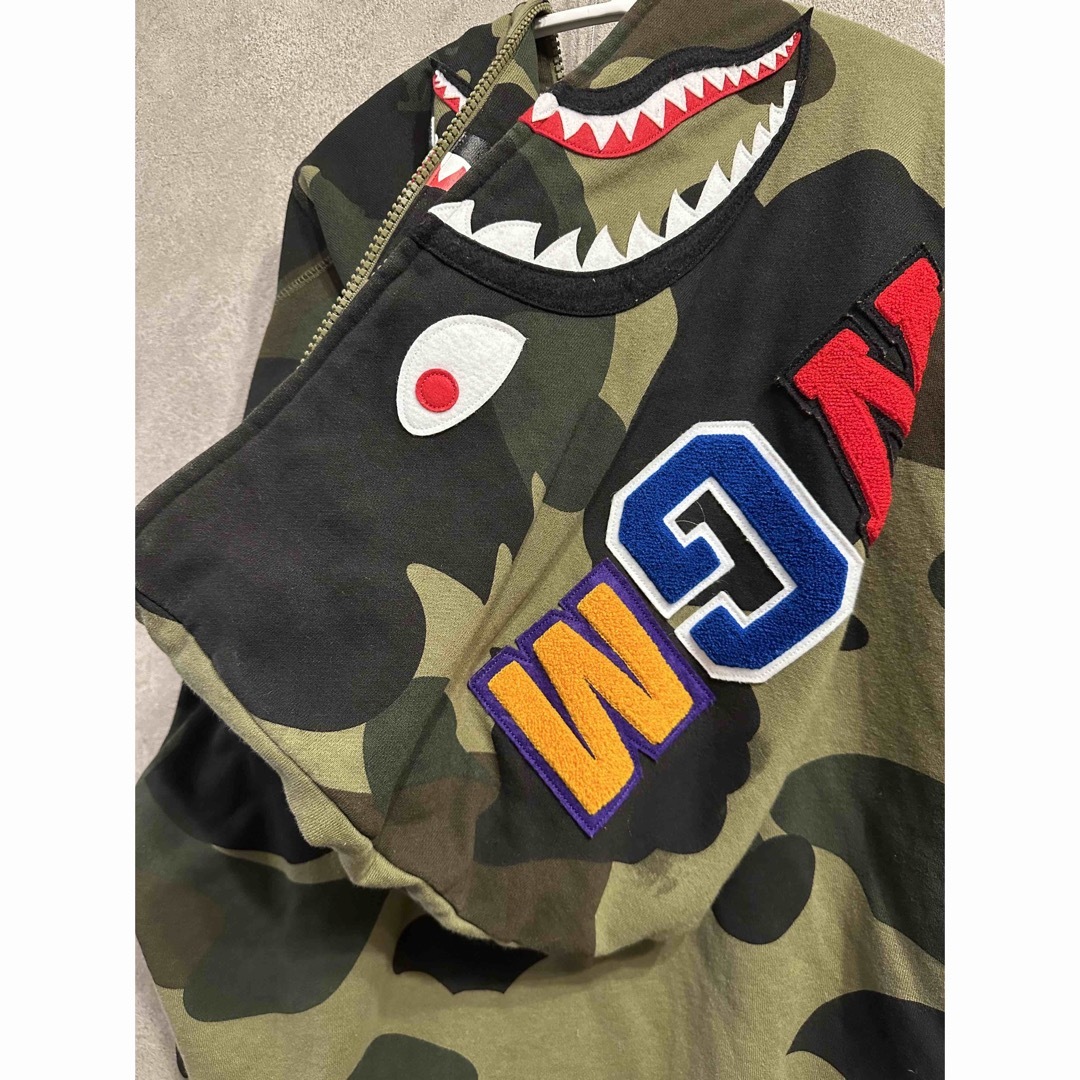 A BATHING APE - A BATHING APE シャークパーカーの通販 by Nana's ...