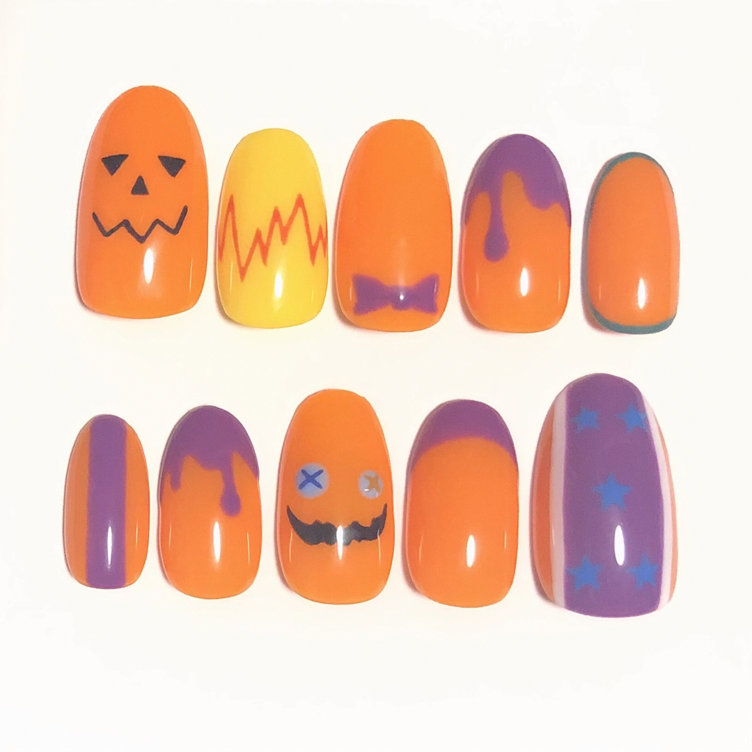 Disney(ディズニー)のディズニー ハロウィン ネイルチップ コスメ/美容のネイル(つけ爪/ネイルチップ)の商品写真