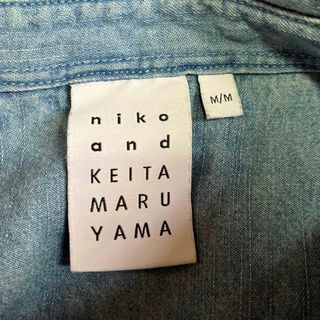 Niko and… ニコアンド ケイタマルヤマ シャツ デニムシャツ 総刺繍