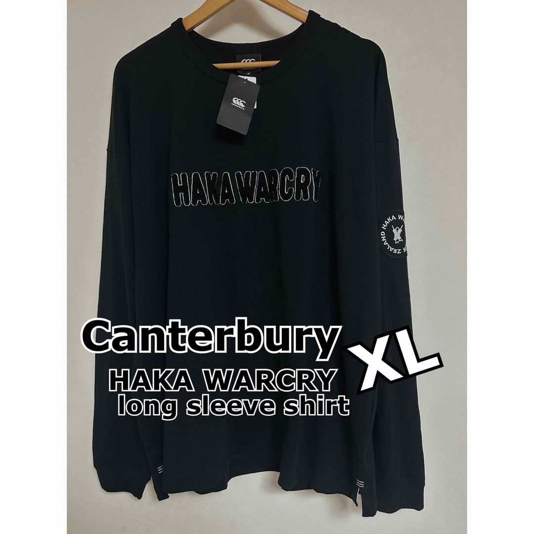 【新品未使用】Canterbury HAKAWARCRY ロンT(XL)