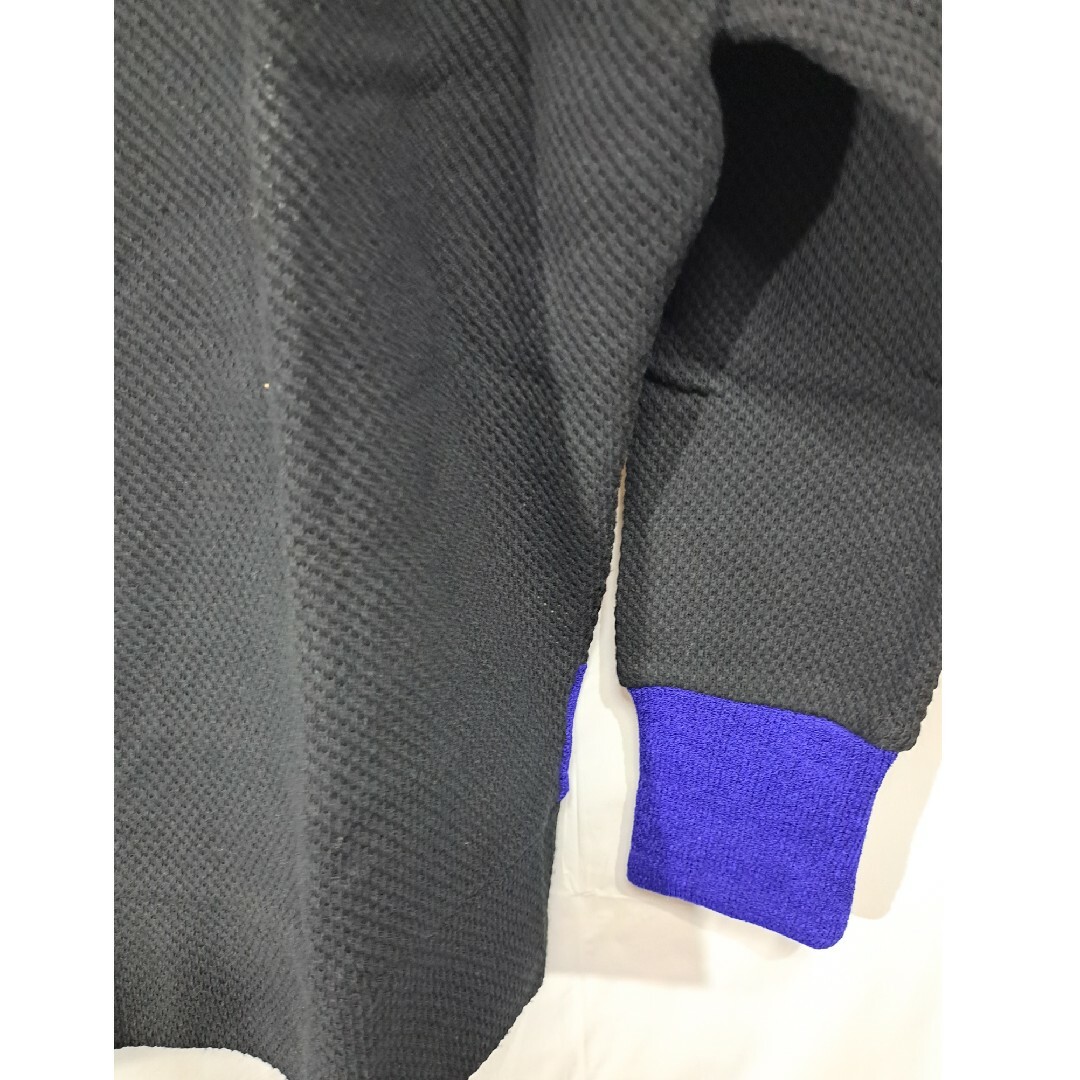 SHAREEF(シャリーフ)の未使用　SHAREEF プルオーバー　ニットスウェット　ブラックブルー メンズのトップス(ニット/セーター)の商品写真