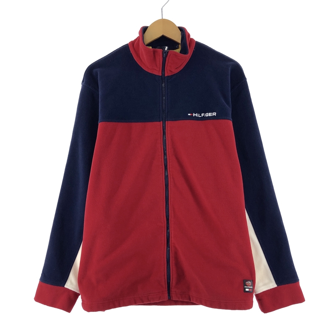 TOMMY HILFIGER(トミーヒルフィガー)の古着 トミーヒルフィガー TOMMY HILFIGER バックロゴ フリースジャケット メンズXL /eaa366758 メンズのジャケット/アウター(その他)の商品写真