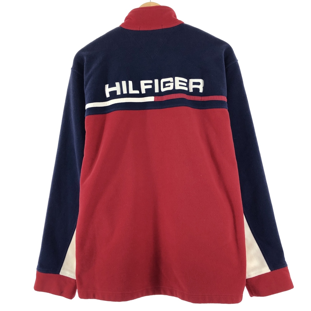 TOMMY HILFIGER(トミーヒルフィガー)の古着 トミーヒルフィガー TOMMY HILFIGER バックロゴ フリースジャケット メンズXL /eaa366758 メンズのジャケット/アウター(その他)の商品写真