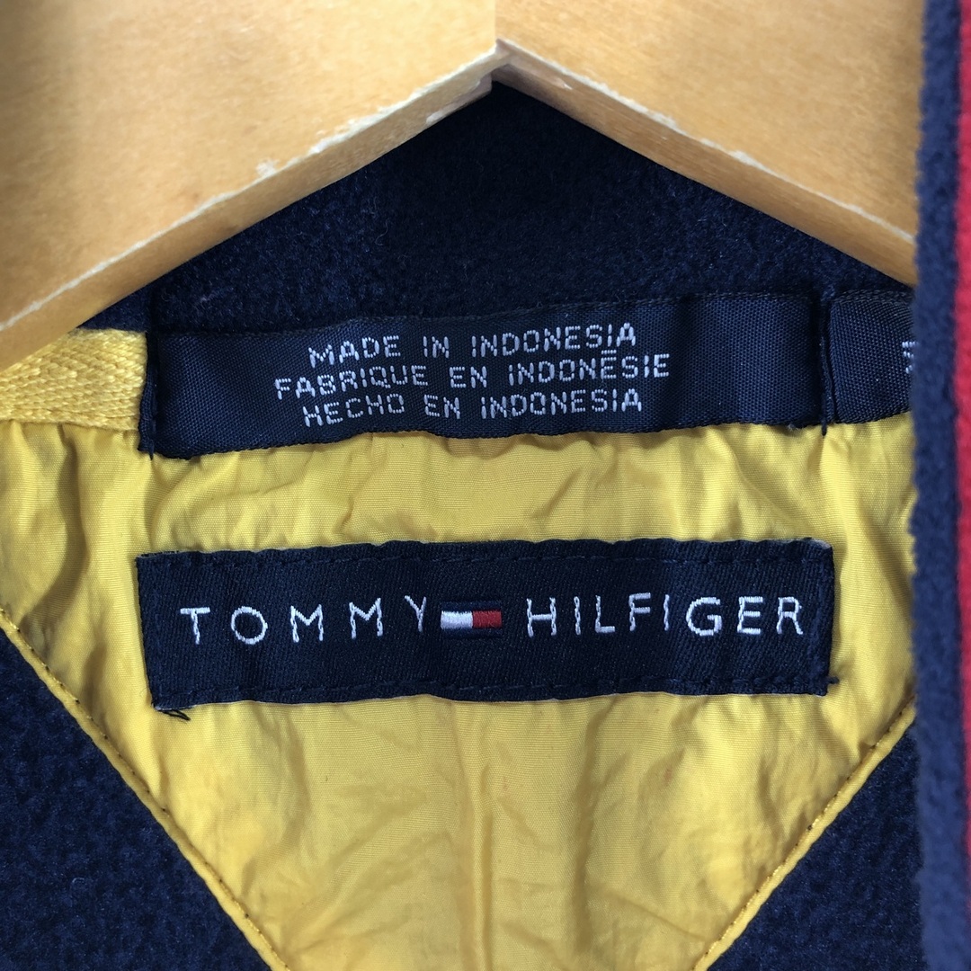 TOMMY HILFIGER(トミーヒルフィガー)の古着 トミーヒルフィガー TOMMY HILFIGER バックロゴ フリースジャケット メンズXL /eaa366758 メンズのジャケット/アウター(その他)の商品写真