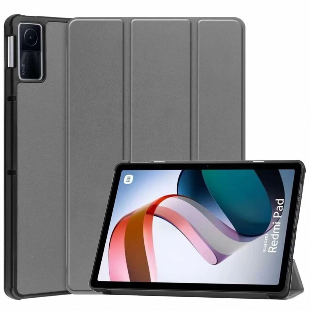 【色: グレー】LANHOMEX Xiaomi Redmi padタブレットケー