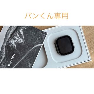 アップルウォッチ(Apple Watch)のアップル Apple Watch Ultra 49mm チタニウム ブラック グ(その他)