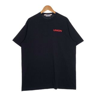 セブンユニオン(7UNION)のUNION ユニオン 21SS NOAH ノア Big Logo Lock-up Tee ビッグロゴ ロックアップ 30周年 ブラック Size XL(Tシャツ/カットソー(半袖/袖なし))