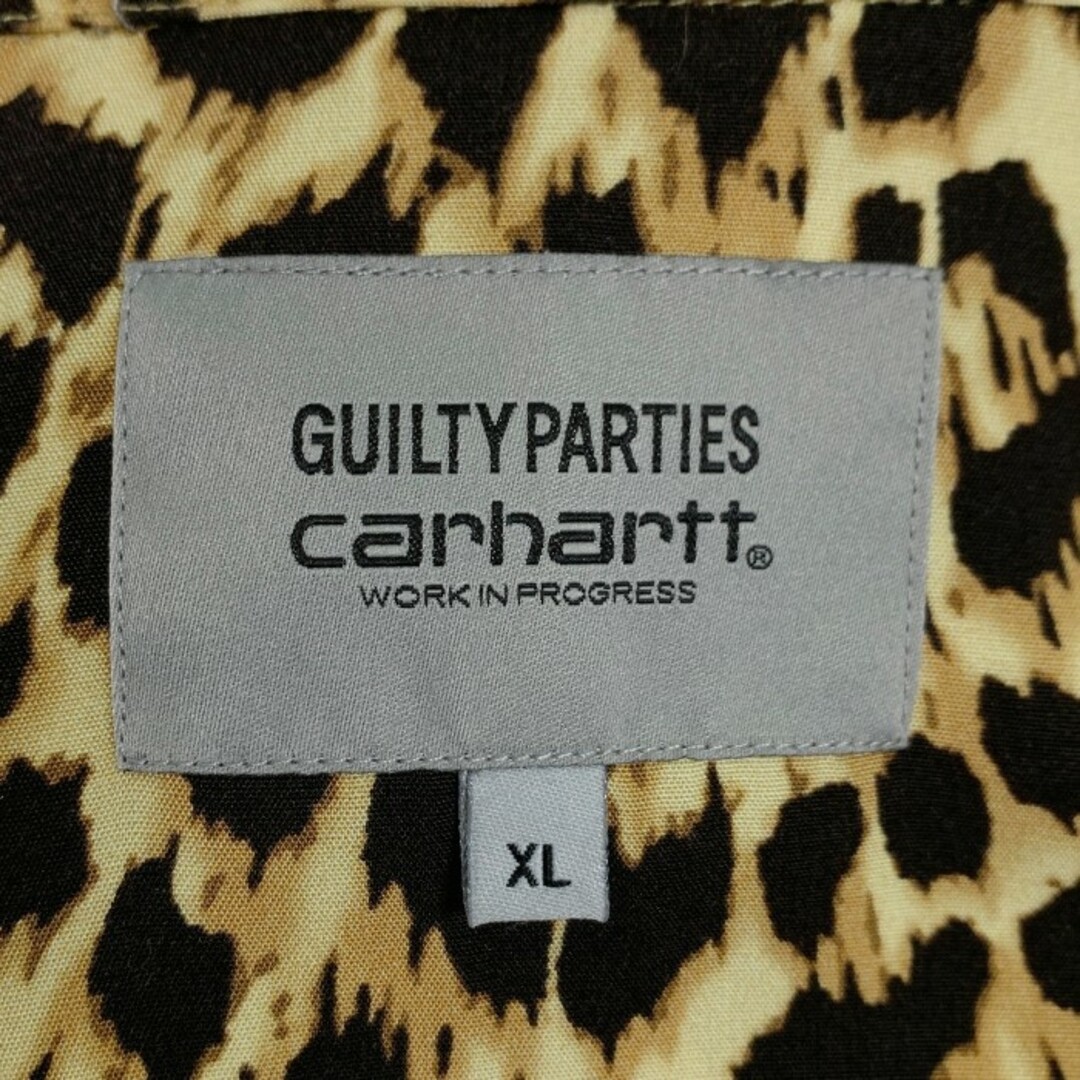 WACKO MARIA ワコマリア Carhartt W.I.P. カーハート LEOPARD SHIRT レオパードシャツ レーヨン Size XL