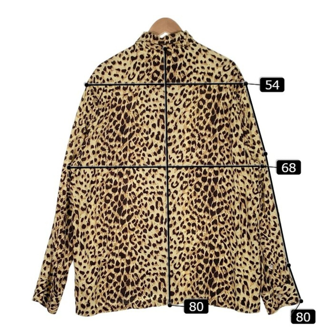 WACKO MARIA(ワコマリア)のWACKO MARIA ワコマリア Carhartt W.I.P. カーハート LEOPARD SHIRT レオパードシャツ レーヨン Size XL メンズのトップス(シャツ)の商品写真