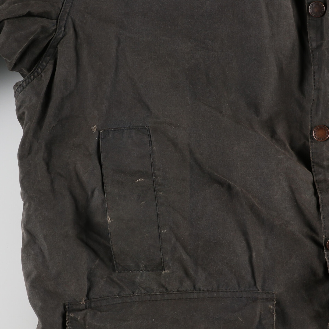 Barbour(バーブァー)の古着 90年代 バブアー Barbour BORDER ボーダー 旧3ワラント ワックスコットン オイルドジャケット 英国製 C46 メンズXL ヴィンテージ /eaa343648 メンズのジャケット/アウター(その他)の商品写真
