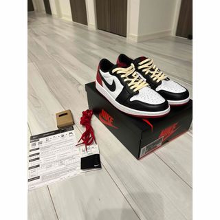 ナイキ(NIKE)のNike Air Jordan 1 Retro Low OG Black Toe(スニーカー)