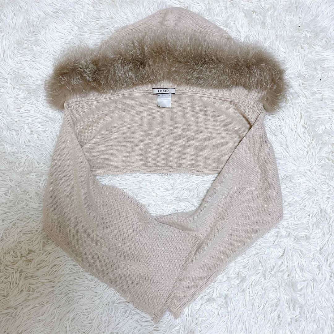 FOXEY フォクシー ショール カシミヤ100%-