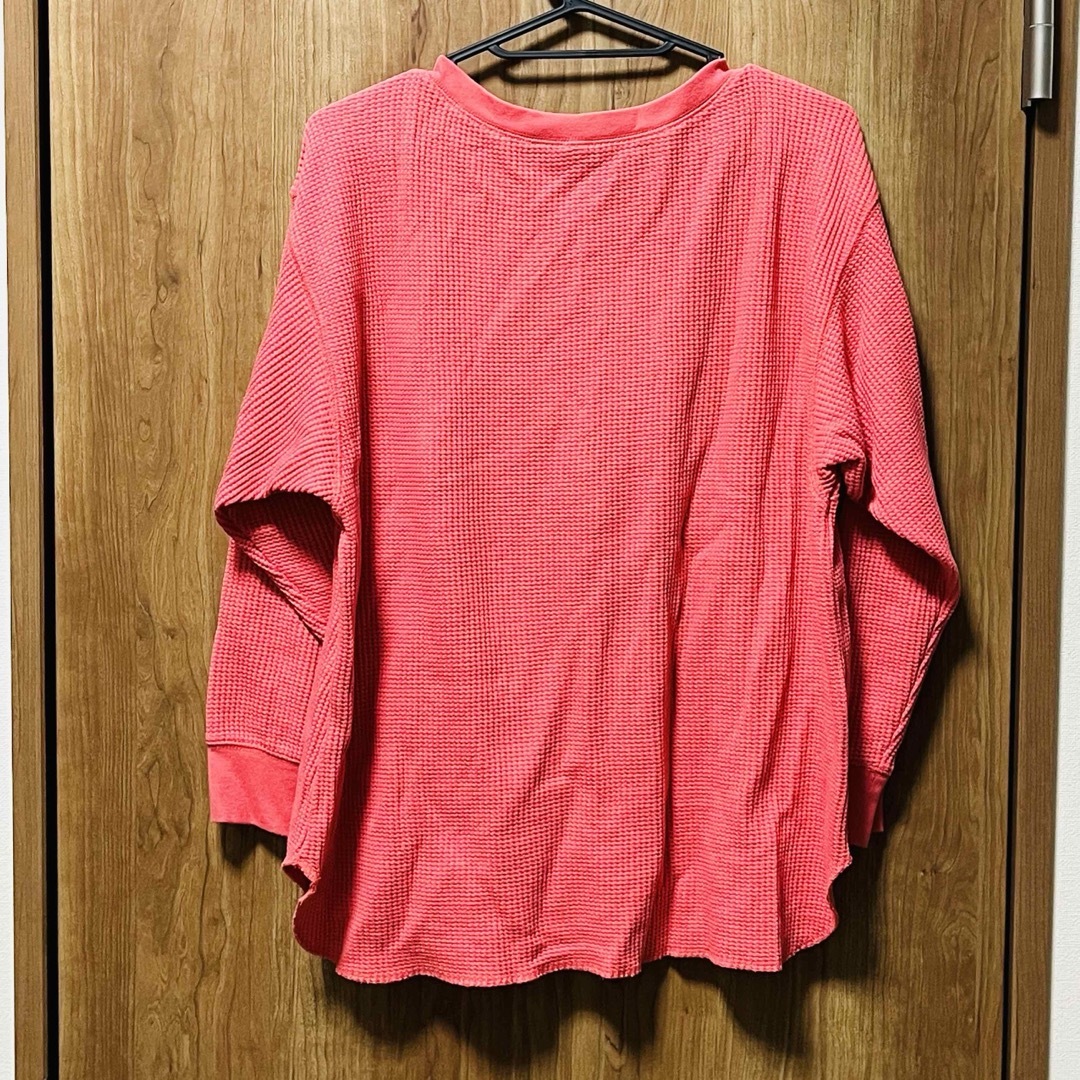 UNIQLO(ユニクロ)のユニクロ　ワッフルVネックT  9分袖 メンズのトップス(Tシャツ/カットソー(七分/長袖))の商品写真