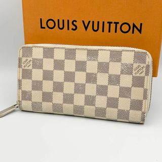 ルイヴィトン(LOUIS VUITTON)の美品　ルイヴィトン　ダミエアズール　新型　ジッピーウォレット　長財布(財布)