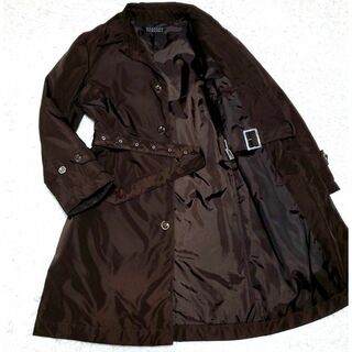 フード付きスプリングコート　黒　イタリア製　バーニーズニューヨーク