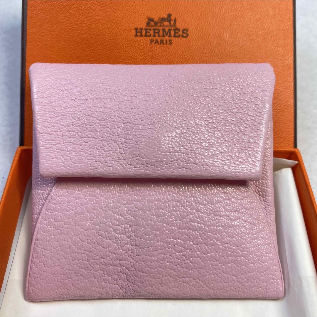 Hermes - 正規品☆エルメス コインケース バスティア 小銭入れ ピンク