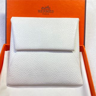 エルメス(Hermes)の正規品☆エルメス コインケース バスティア 小銭入れ ホワイト系(コインケース)